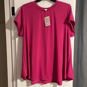 Lularoe Erika Short Sleeve Swing Top